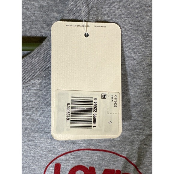 Levi's Men's Relaxed Fit Graphic T-shirt, Heather Gray, Size S, NWT - Picture 5 of 5